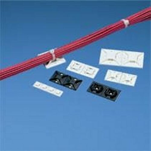 Panduit: ABM100-AT-C0, ABM100-AT-D0 Black Cable Tie Mount (100ea/bag) - aseiso.co