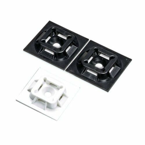 Panduit: ABM100-AT-C0, ABM100-AT-D0 Black Cable Tie Mount (100ea/bag) - aseiso.co