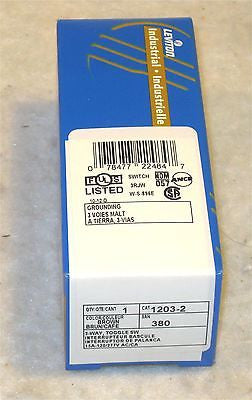 Leviton: 1203-2, 15 Amp, 120/277V, Toggle 3-Way AC Quiet Switch, Brown - aseiso.co