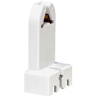 Leviton: 390-1W, Standard Fluorescent Lampholder, Pedestal, Screw Mount, White - aseiso.co