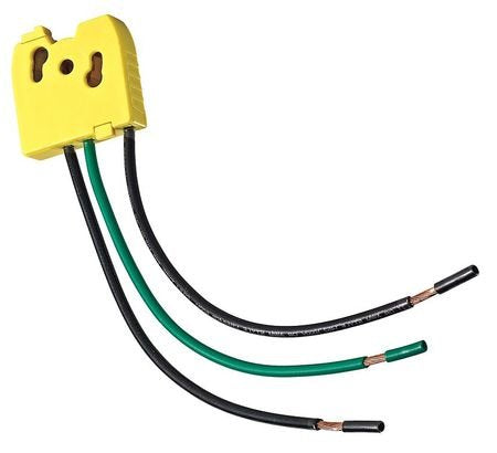 Leviton MSPSW-ST Wiring Module for Lev-Lok 1-Pole Toggle Switches, 20A, Yellow - aseiso.co