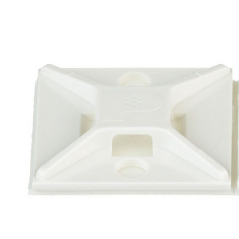 Panduit: ABM2S-A-C, ABM2S-A-D White Cable Tie Mount (100ea/bag) - aseiso.co