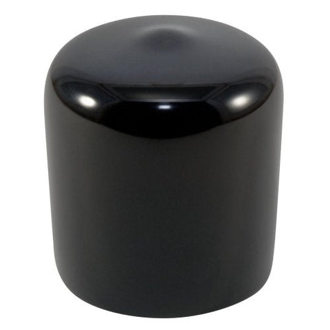 Caplugs VC-2000-24 Vinyl Round Black Screw Thread Cap - ASEISO.CO