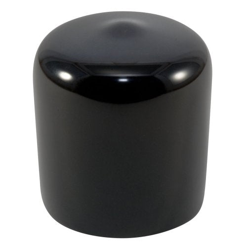 Caplugs VC-1437-8 Vinyl Round Black Screw Thread Cap - ASEISO.CO