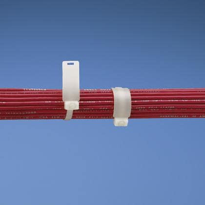 Panduit: SSM2S-C, SSM2S-D White Cable Tie (100ea/bag) - aseiso.co